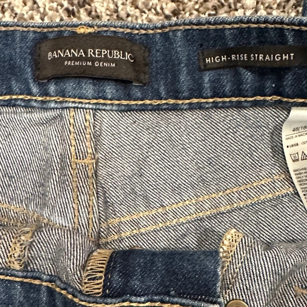 Banana Republic Straight Leg Blue Jeans